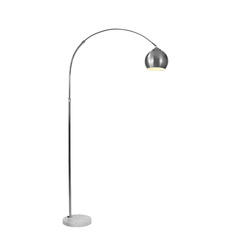 Modern LED Floor Lamp Stand Reading Silver