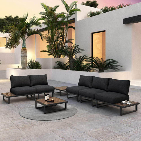 Modern Outdoor 7 Pcs Lounge Set