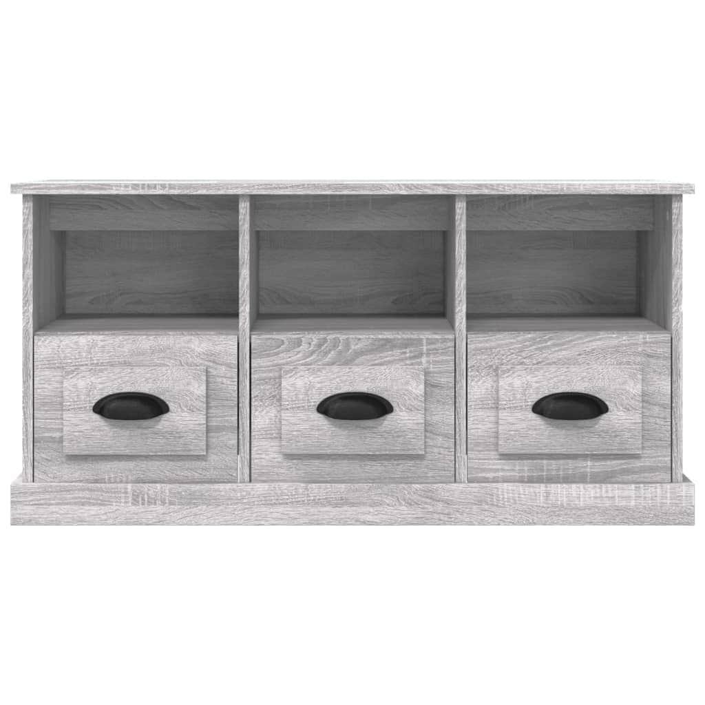 Modern White Engineered Wood TV Cabinet