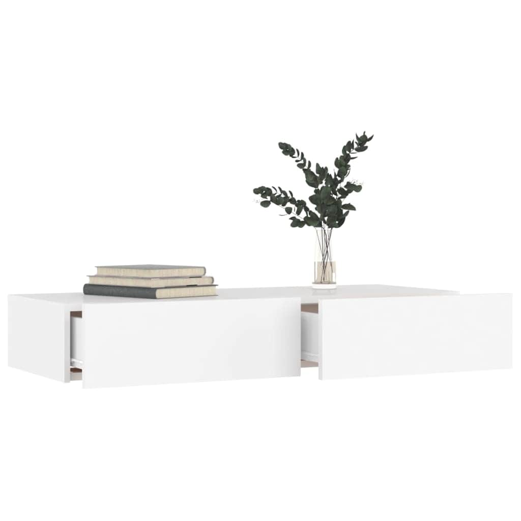 Modern White TV Cabinet: A Stylish Blend of Function and LED Flair