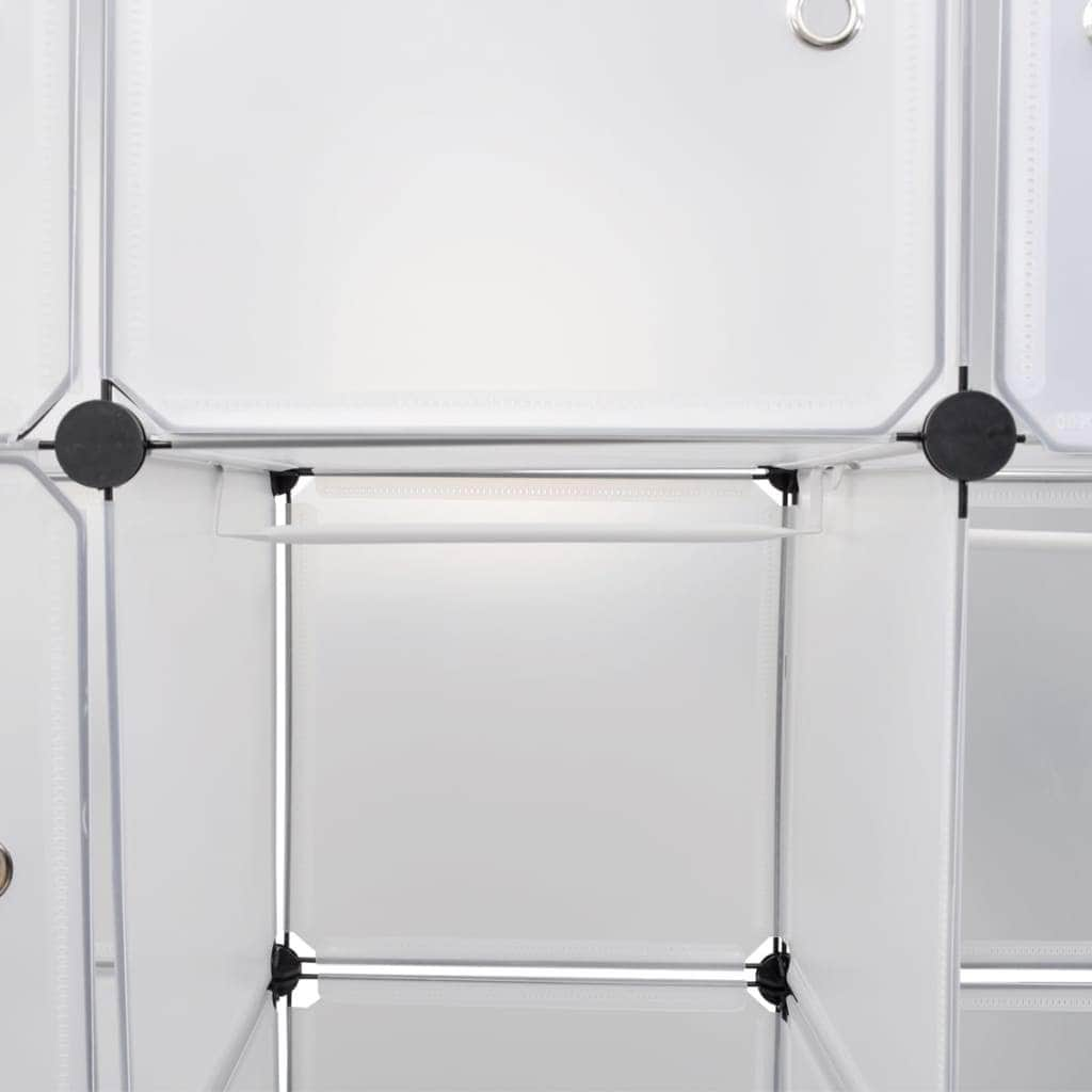 Modular Cabinet 14 Compartments White