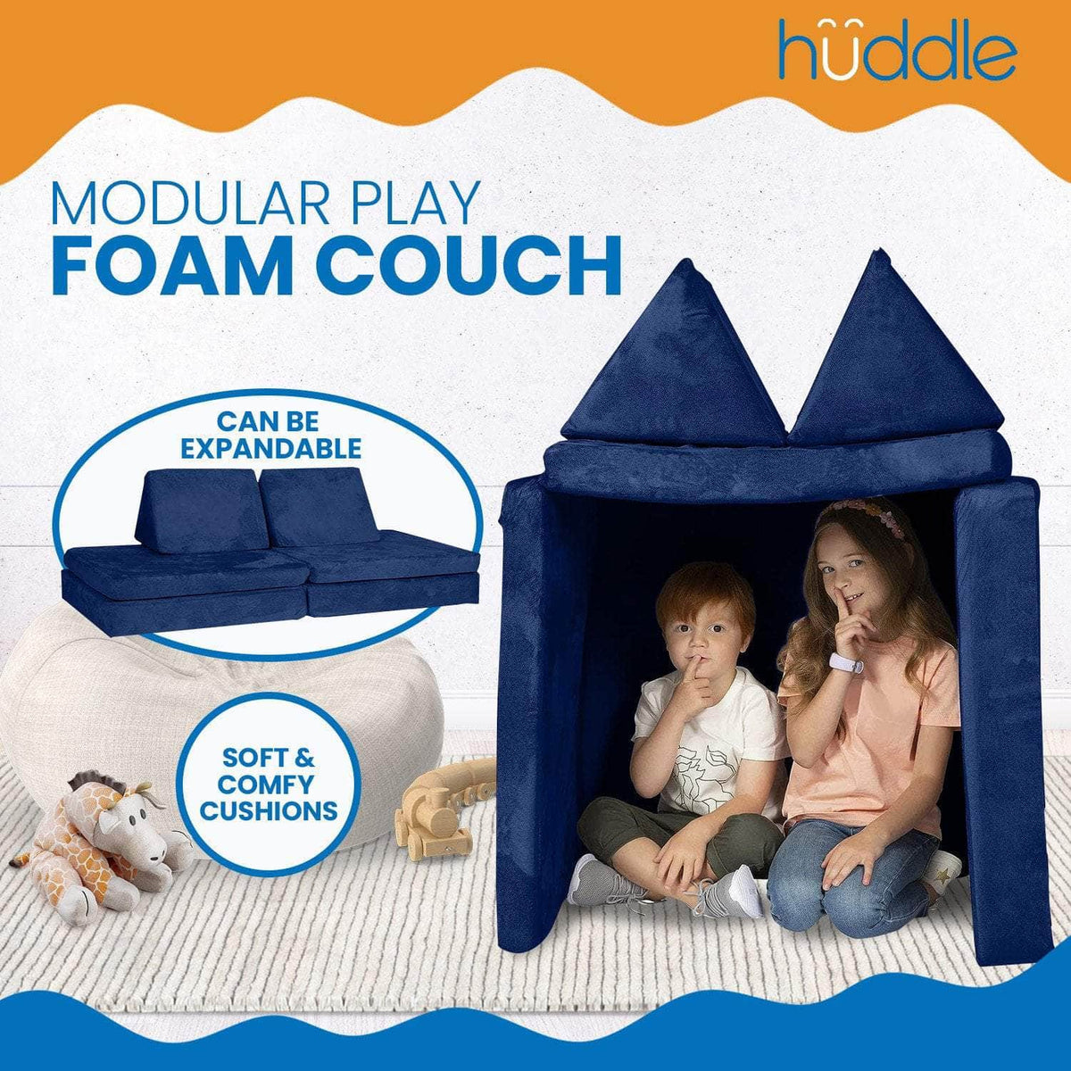 Modular Kids Play Foam Couch - Huddle – Simple deals