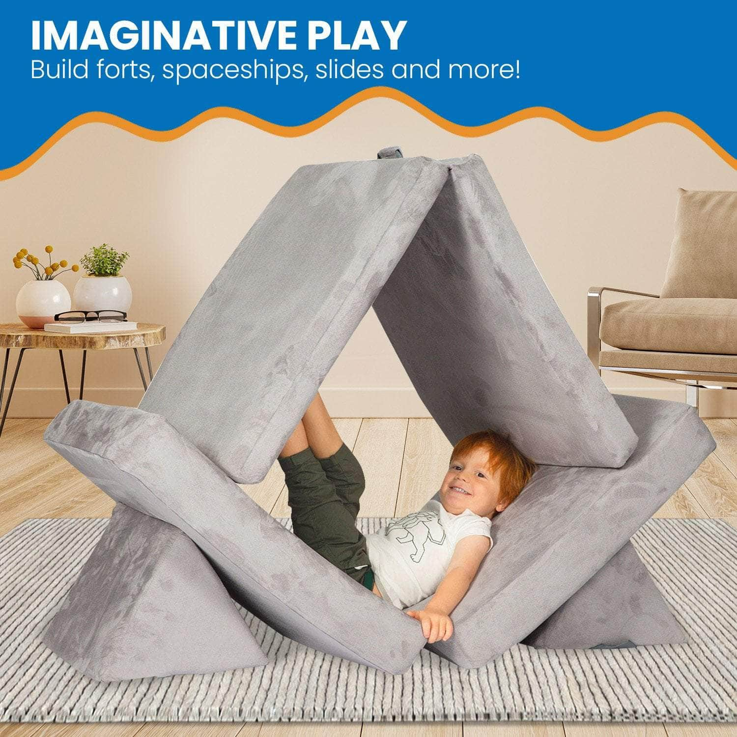 Modular Kids Play Foam Couch - Huddle