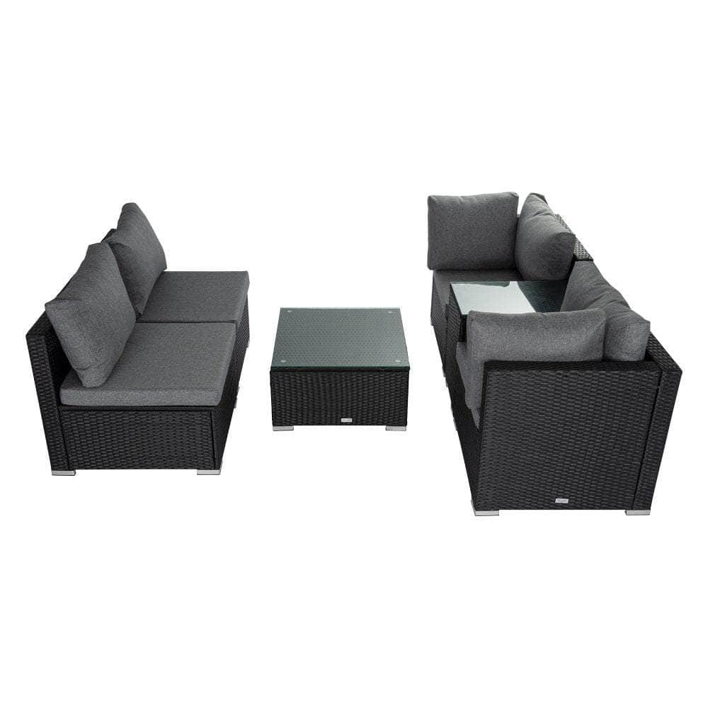 Modular Outdoor Wicker Lounge Set