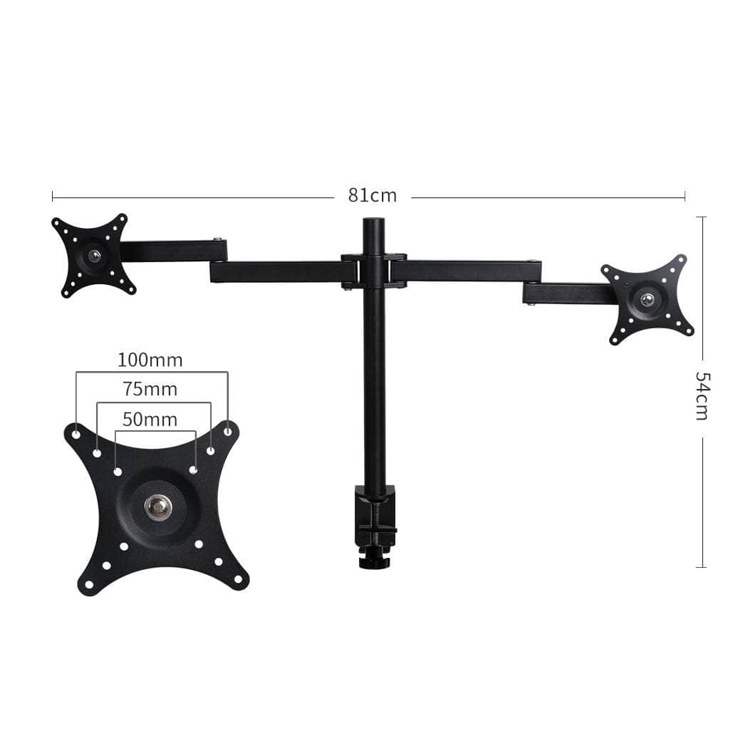 Monitor Bracket 2 Arm Display Stand