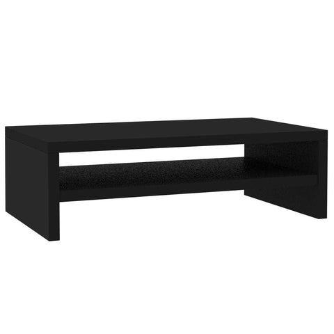 Monitor Stand Black Chipboard