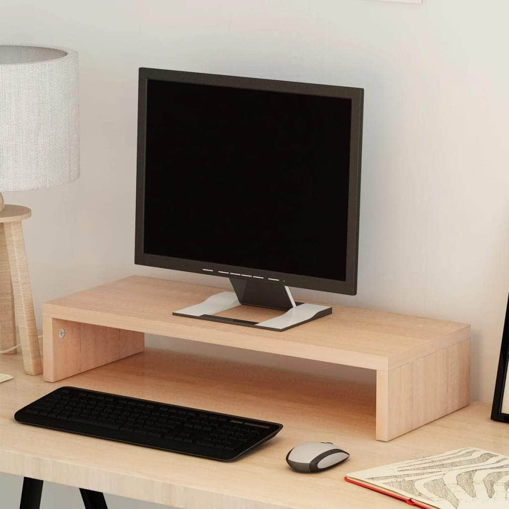 Monitor Stand  Chipboard  Beige