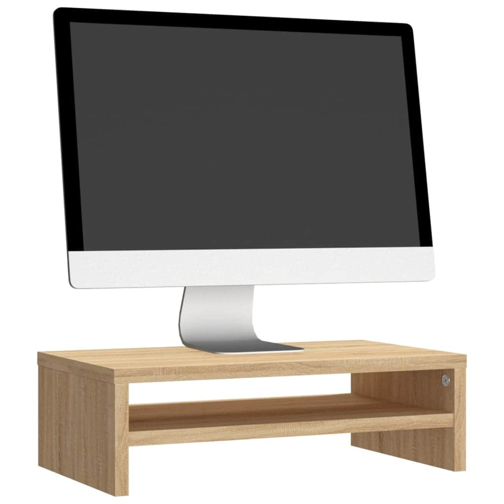 Monitor Stand Sonoma Oak Chipboard