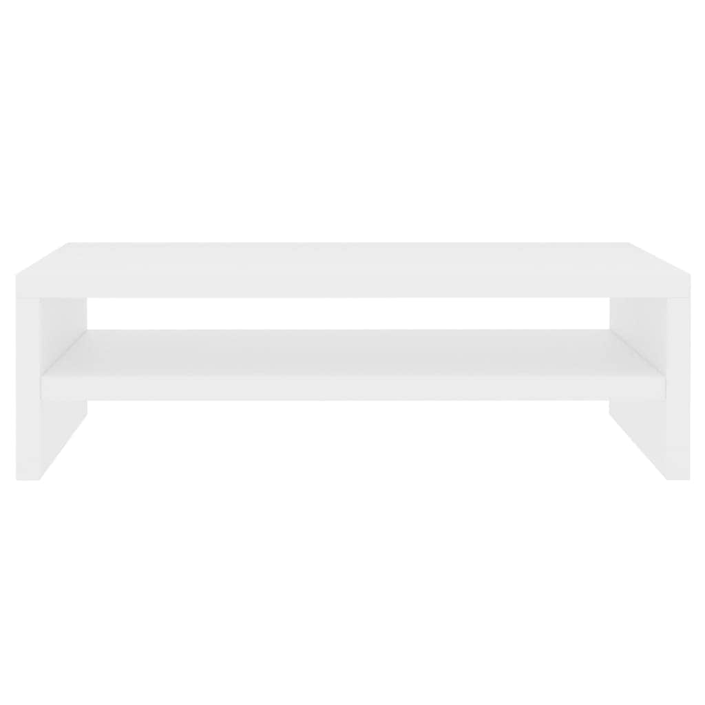 Monitor Stand White Chipboard