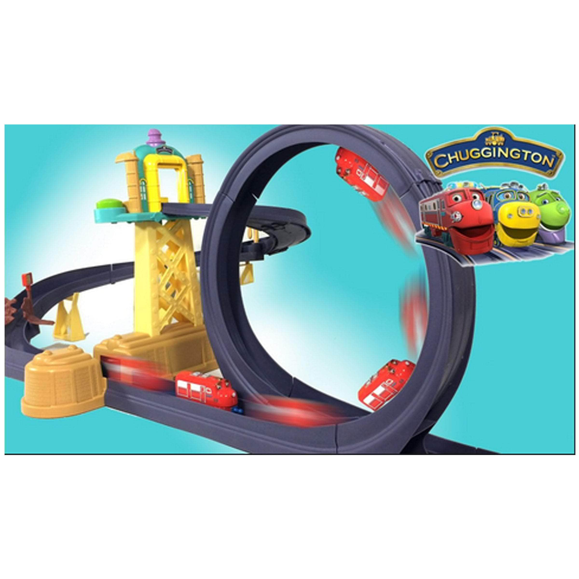 Motorised Training Yard Loop Ready To Play Set With Diecast Wilson