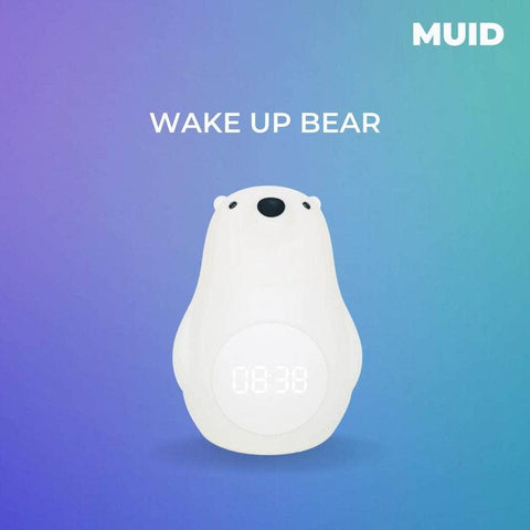 Muid Wake Up Bear White Hm--105-Muid