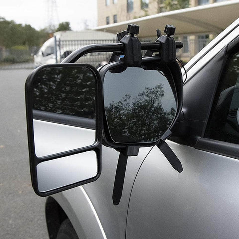 Multi Fit Clip-On Towing Mirrors (2X Pair, Caravan/Trailer)