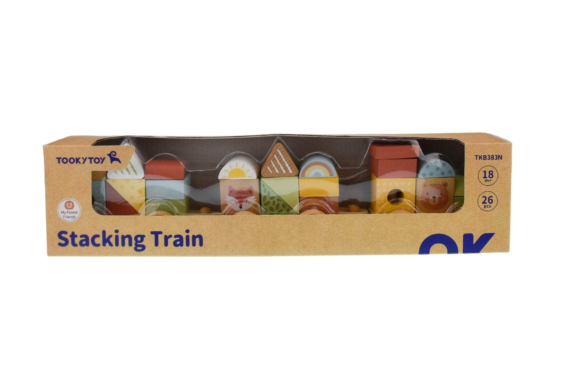 My Forest Friends Stacking Blocks Train