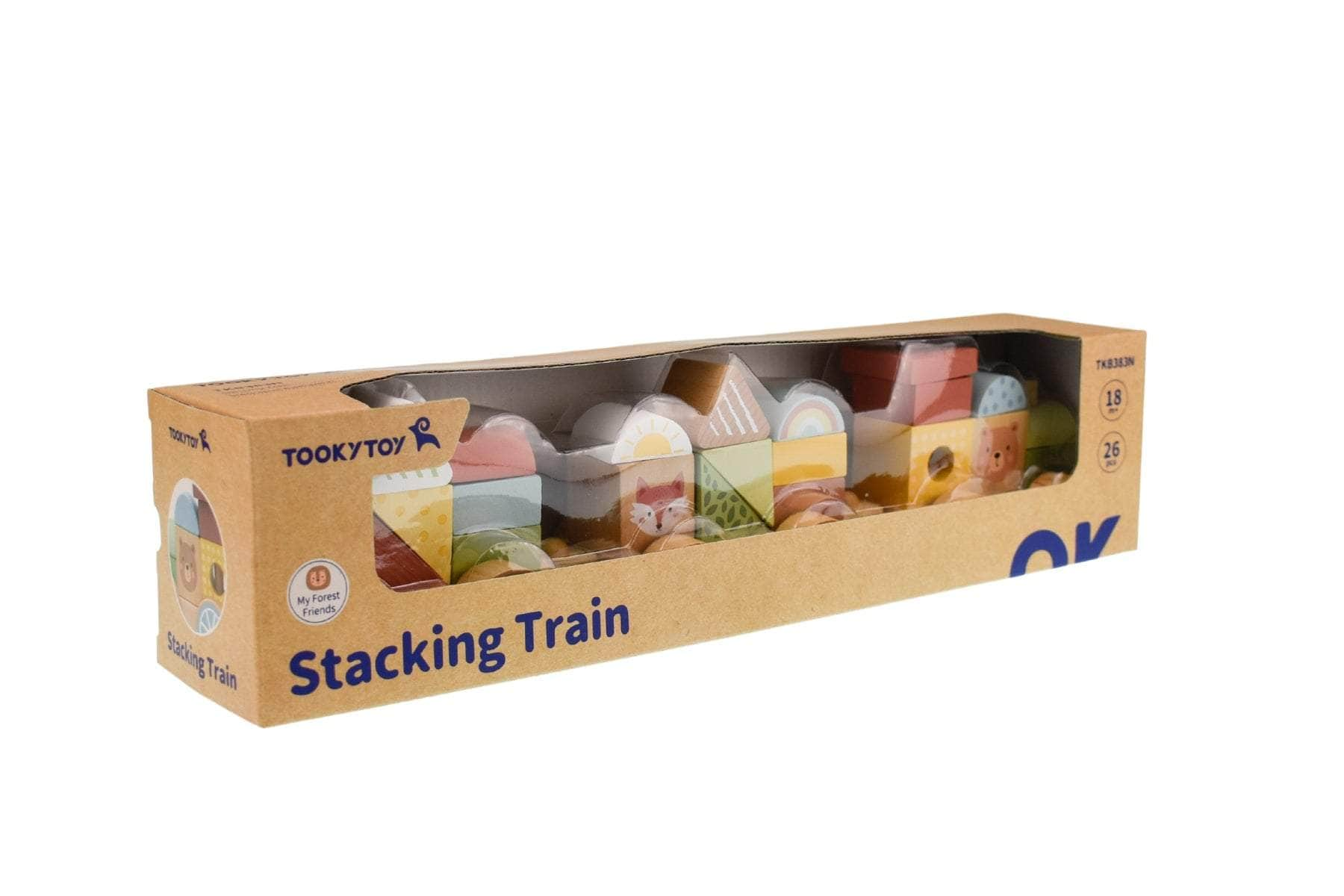 My Forest Friends Stacking Blocks Train