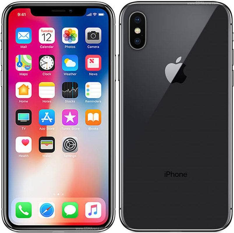 New Apple Iphone X 64GB Factory Unlocked Black Silver Smartphone in Sealed Box