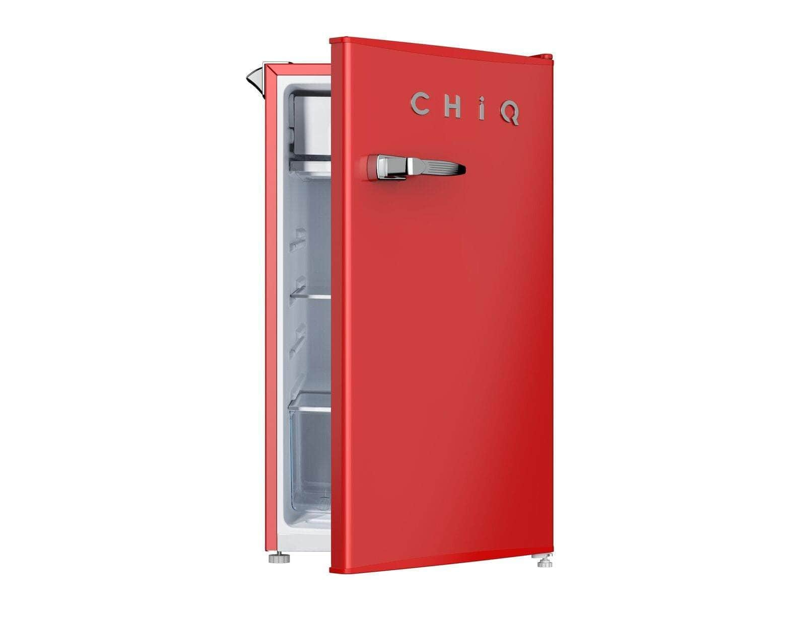 NEW Chiq 90 Ltr Retro Single Door Bar Fridge CRSR089DR