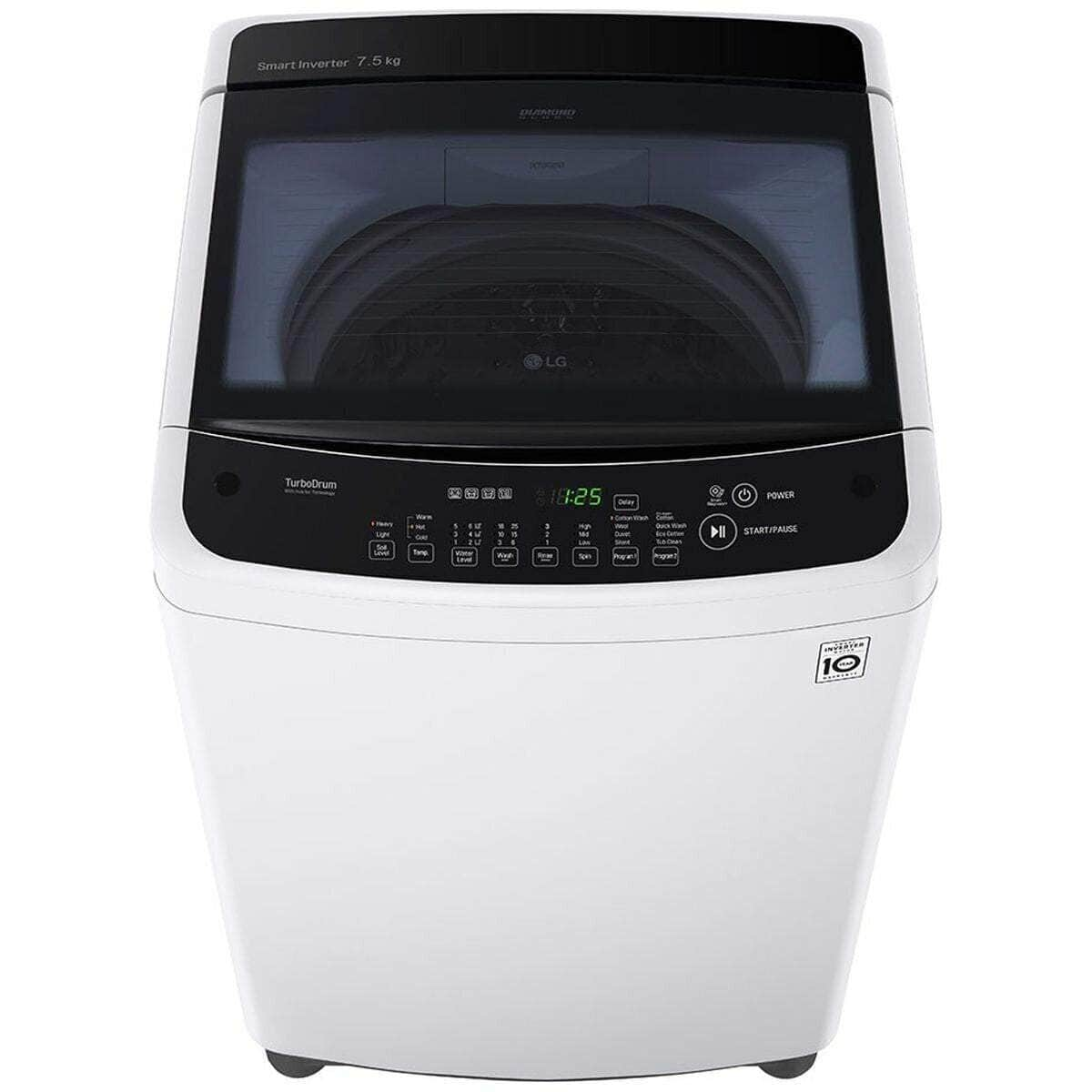 NEW LG 7.5Kg Top Load Washing Machine with Smart Inverter Control WTG7520