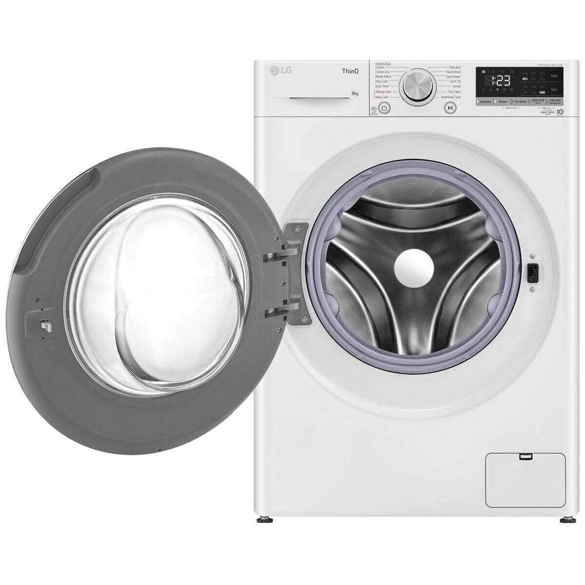 NEW LG 8Kg Front Load Washing Machine WV5-1208W