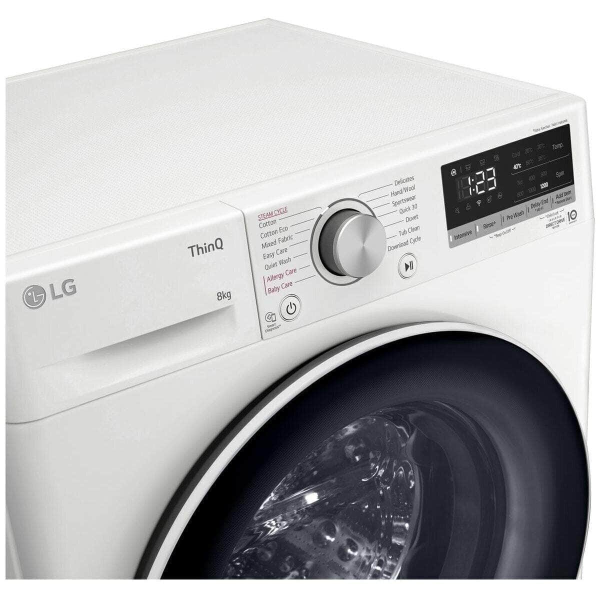 NEW LG 8Kg Front Load Washing Machine WV5-1208W