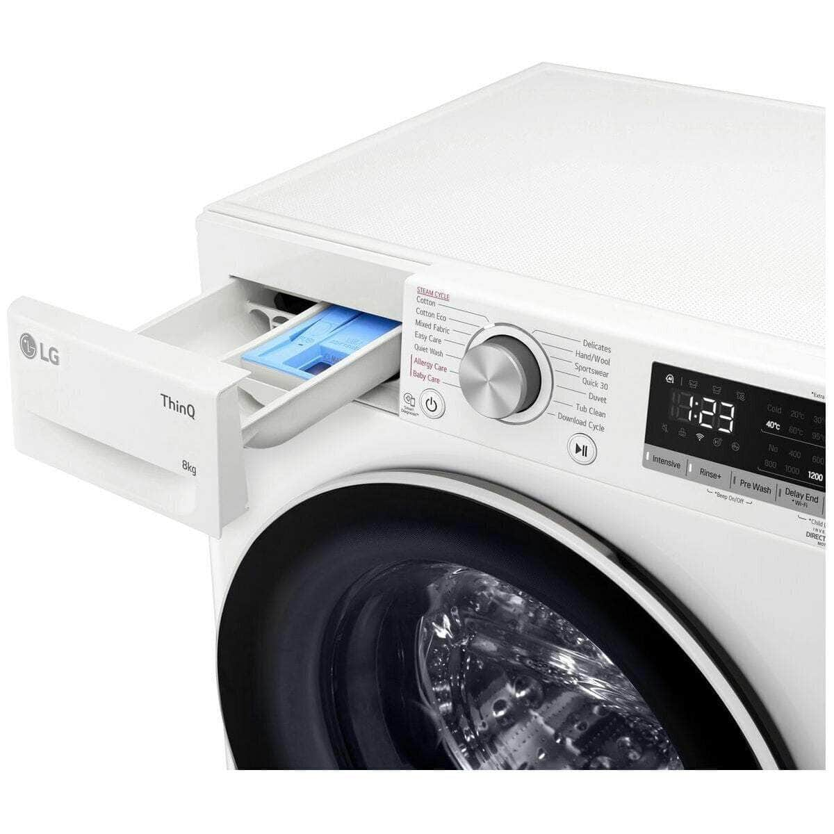 NEW LG 8Kg Front Load Washing Machine WV5-1208W