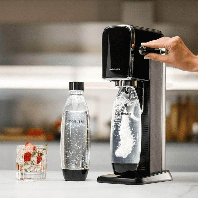 NEW Sodastream ART Starter Pack Soft Fizzy Drink Sparkling Maker Soda(Black)