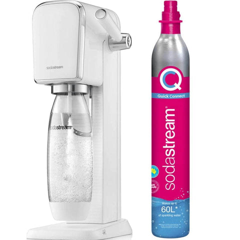 NEW Sodastream ART Starter Pack Soft Fizzy Drink Sparkling Maker Soda (White) – Simple deals