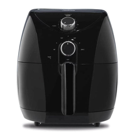 NEW Sunbeam Copper Infused Duraceramic Air Fryer Black 3L