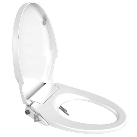 Non-Electric Bidet Toilet Seat Cover With Dual Nozzle Spray