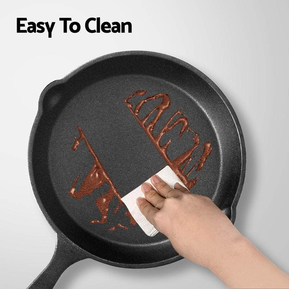 Non Stick Frying Pan Cast Iron 3Pcs