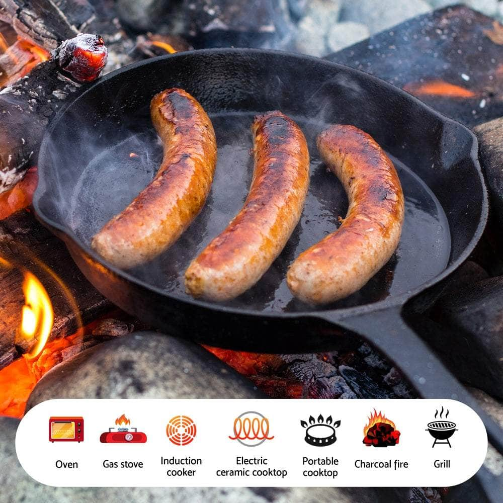 Non Stick Frying Pan Cast Iron 3Pcs