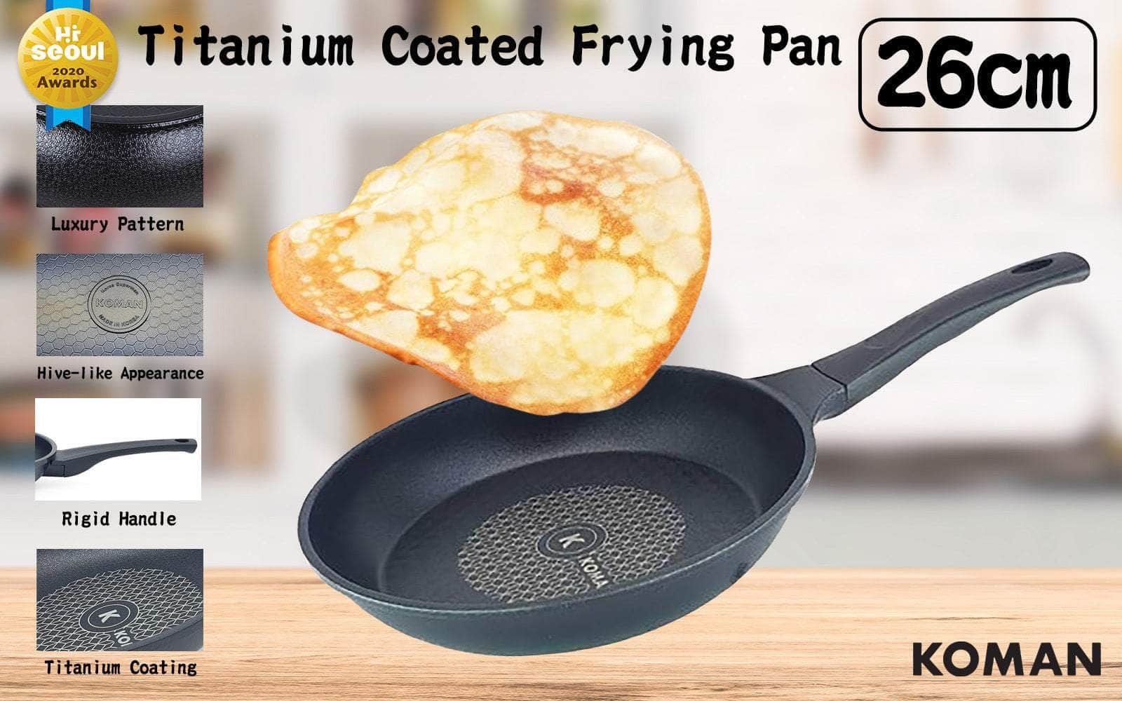 Non-Stick Titanium Coating Frying Pan 26cm