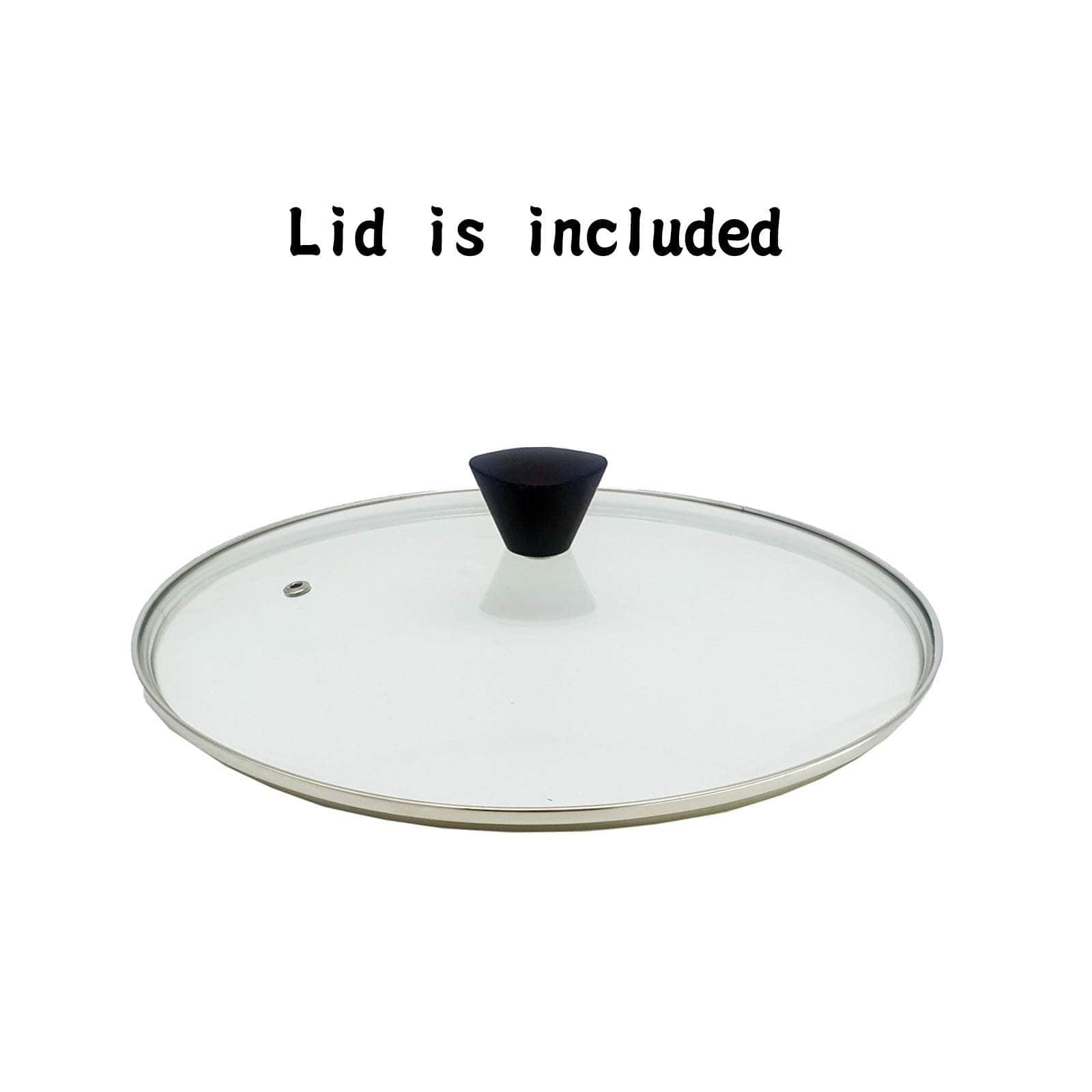 Non-Stick Titanium Coating Wok Pan 26cm + Glass Lid