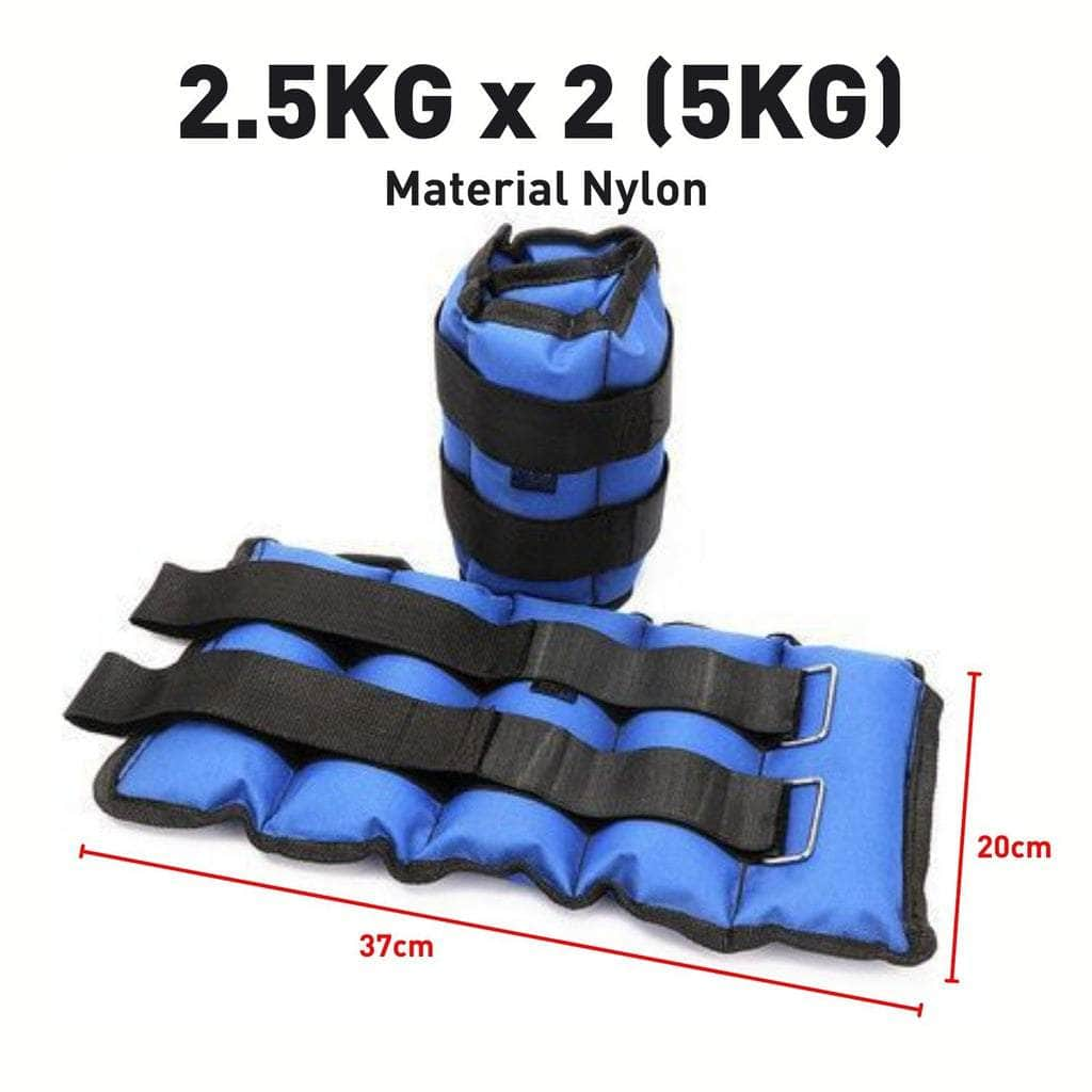 Nylon Ankle Weight 1kg-6kg (Bundle