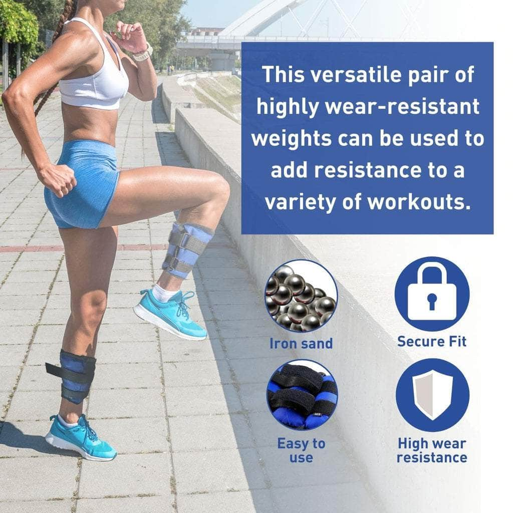 Nylon Ankle Weight 1kg-6kg (Bundle