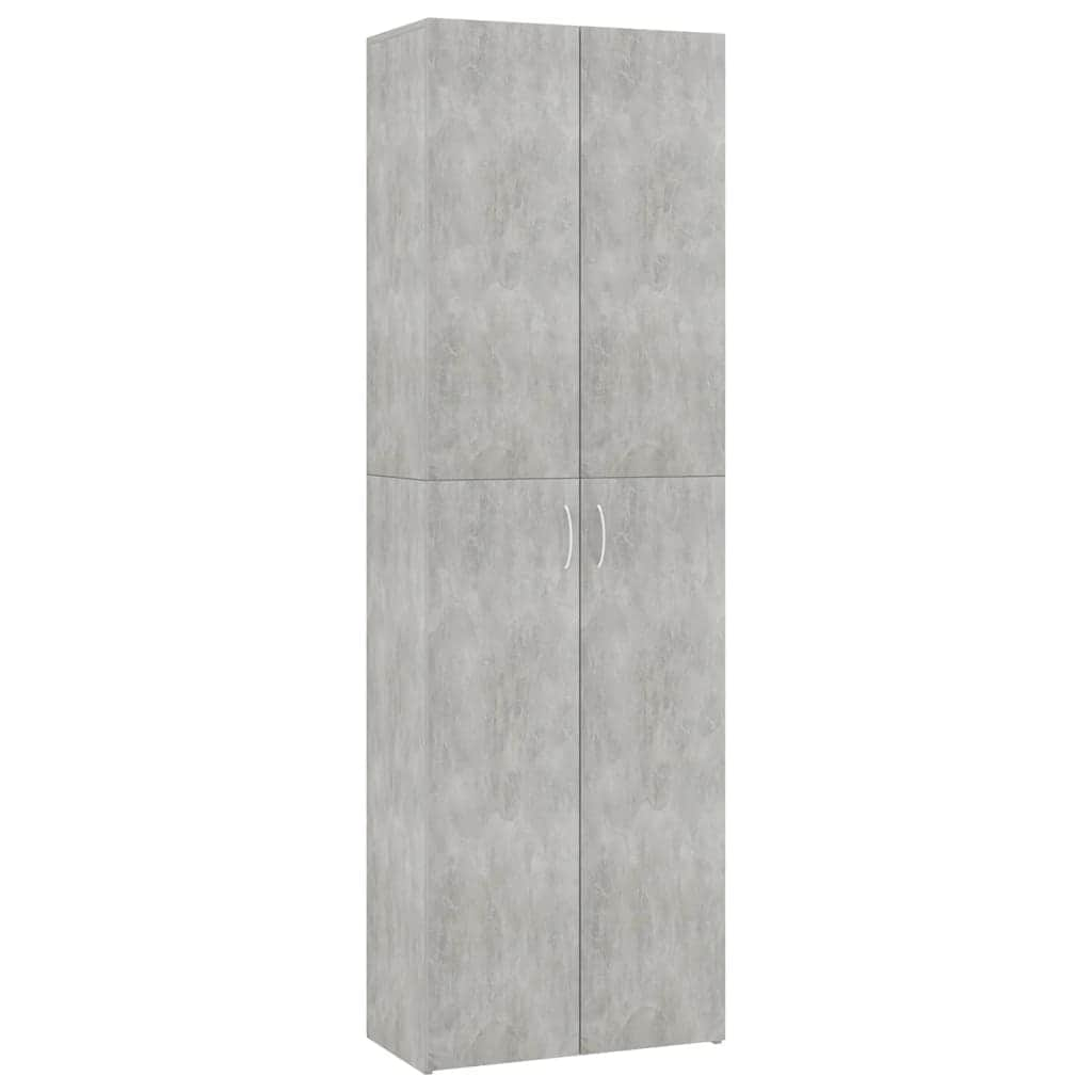 Office Cabinet Concrete Grey Chipboard