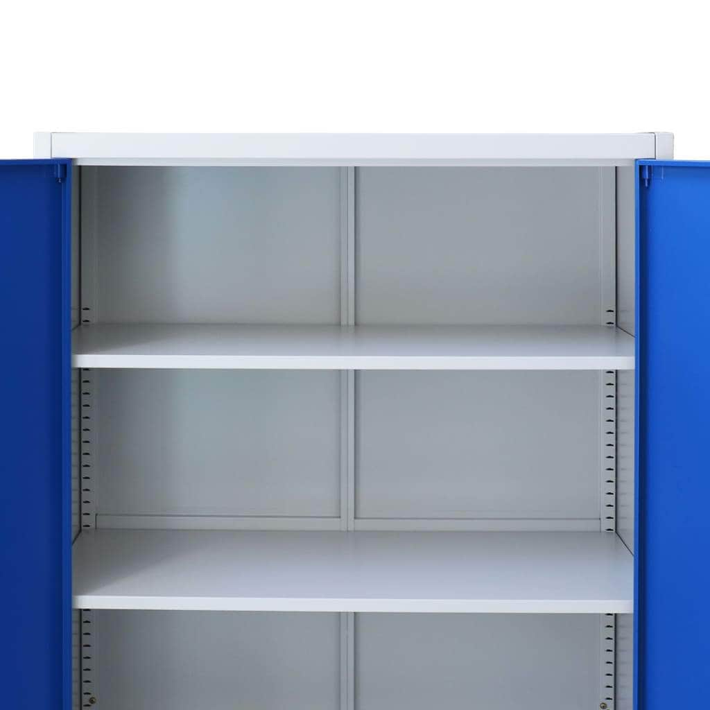 Office Cabinet Metal Grey, Blue