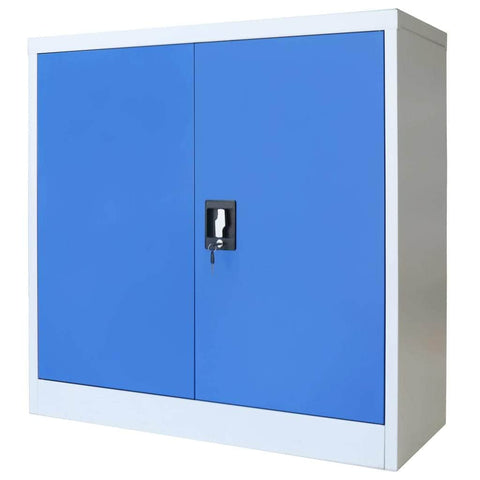 Office Cabinet Metal Grey, Blue