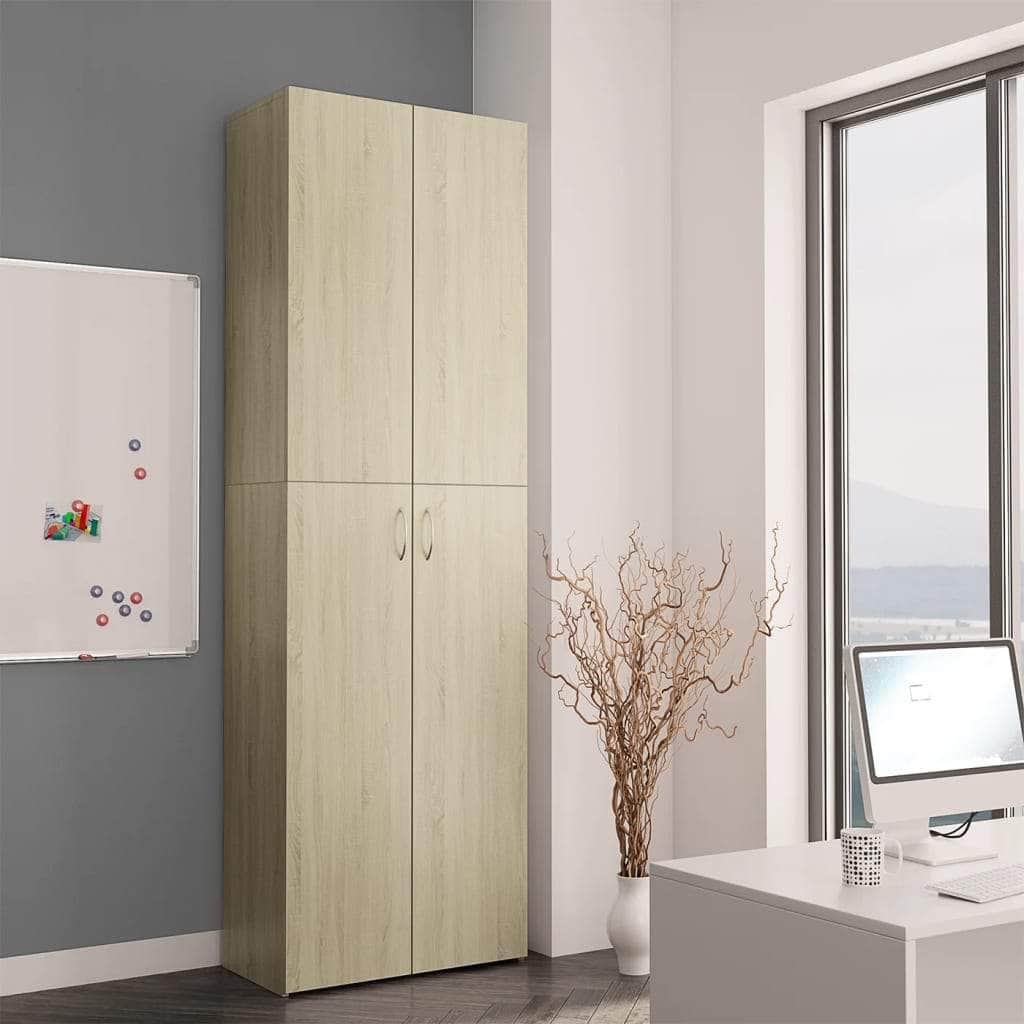 Office Cabinet Sonoma Oak Chipboard