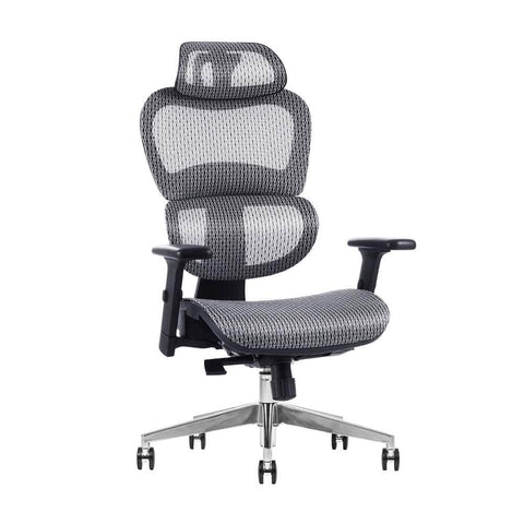 Office Chair Computer Gaming Chair Mesh Net Seat Grey