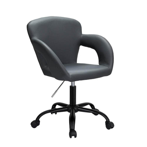 Office Chair Mid Back Grey/White