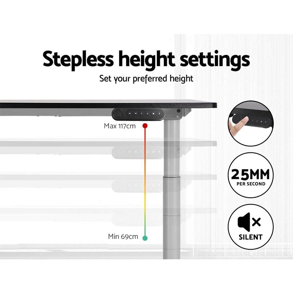 Office Setup Stylish Motorised Adjustable Sit-Stand Desk