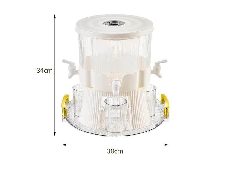 Only A Cold Water Bottle Large Capacity Rotating Beverage Dispenser