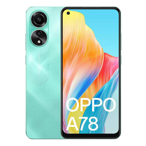 OPPO A78 4G Aqua Green (67W SUPERVOOC Charging, 50MP AI Camera, AMOLED Displa...