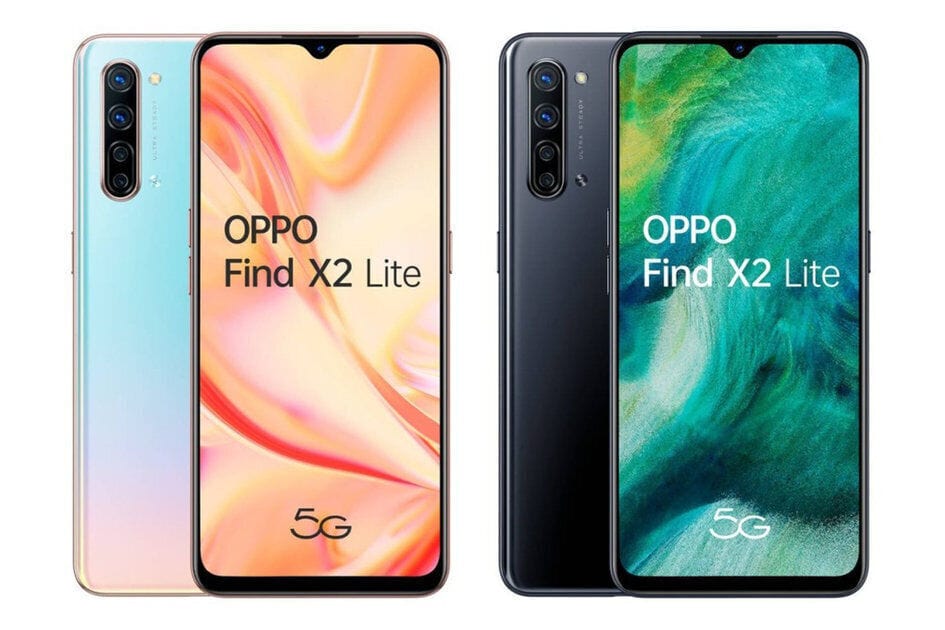 Oppo Find X2 Lite [128GB/8GB] Fingerprint Unlocked Smartphone-Black\Pearl White