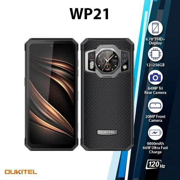 "OUKITEL WP21: 12GB RAM, 256GB Storage