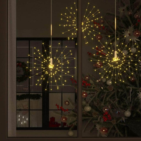 Outdoor Christmas Firework Light Warm White  LEDs