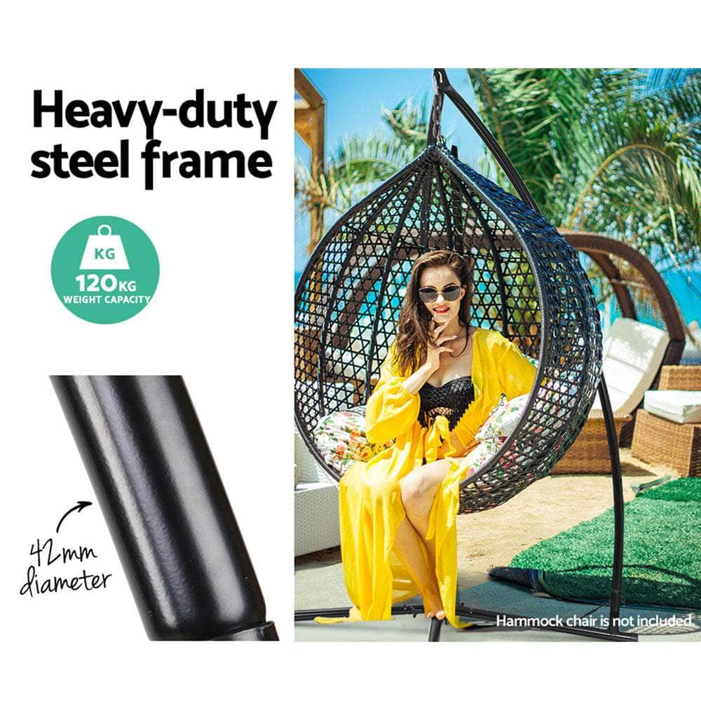 Outdoor Hammock A Shape Steel Frame