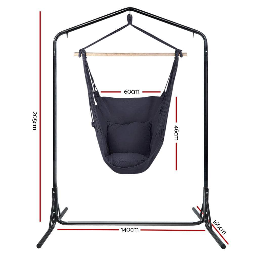 Outdoor Hammock Chair With Stand Swing Hanging Hammock