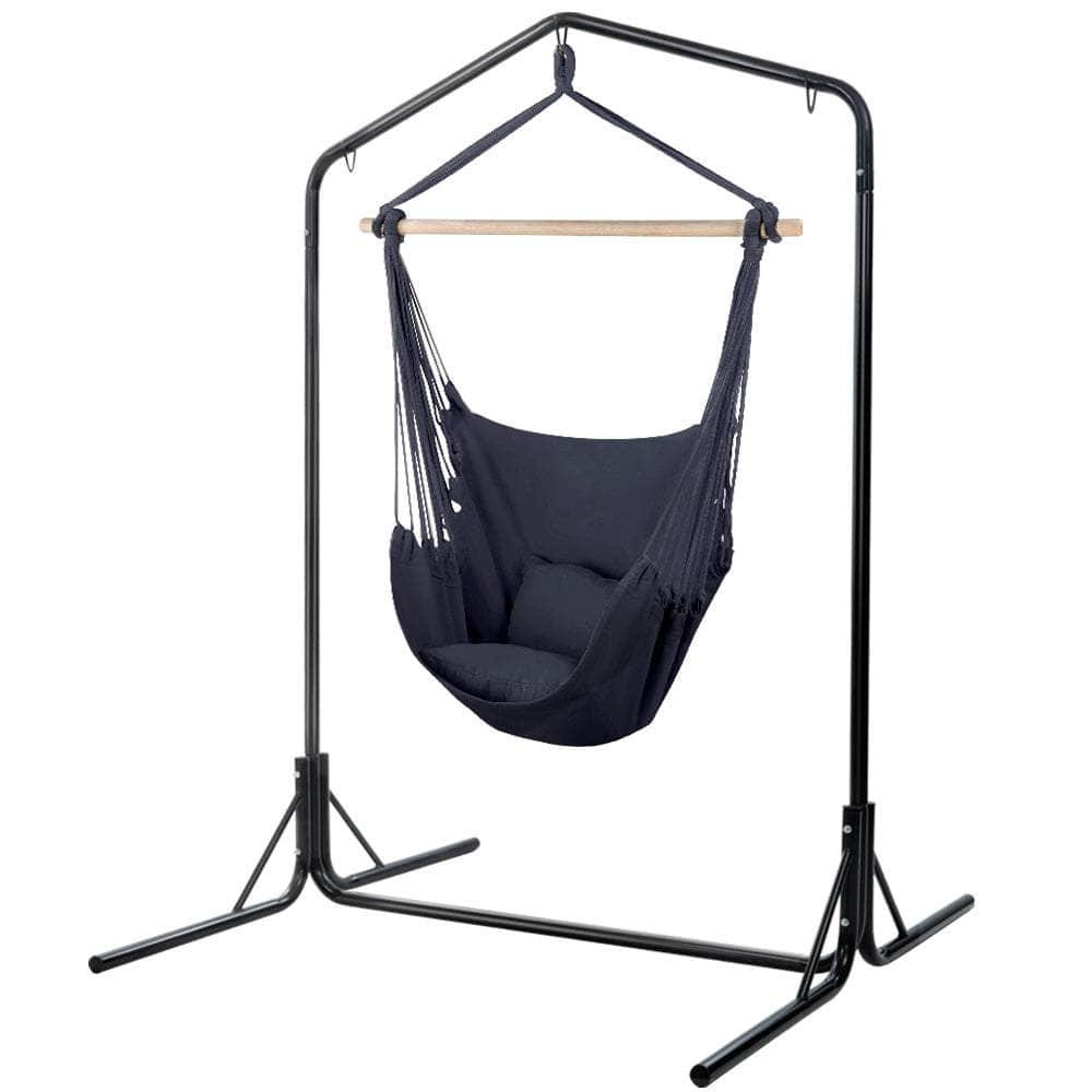 Outdoor Hammock Chair With Stand Swing Hanging Hammock