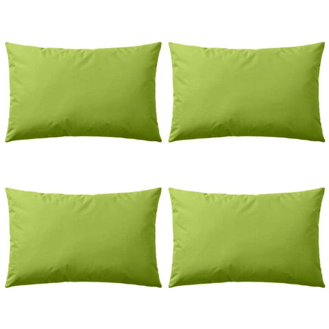 Outdoor Pillows 4 pcs Apple Green